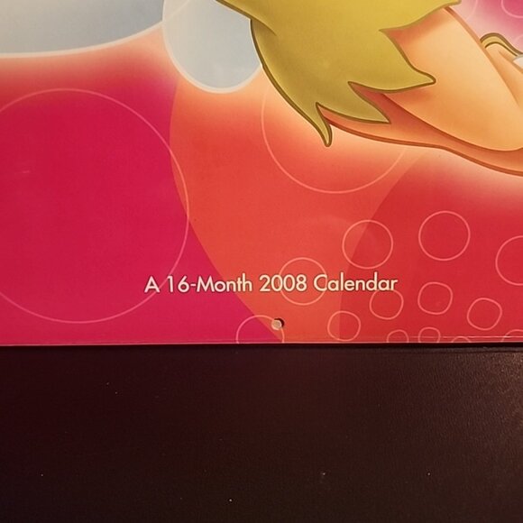 Vintage Disney Tinker Bell 2008 16-Month Calendar, New Sealed - Picture 2 of 5